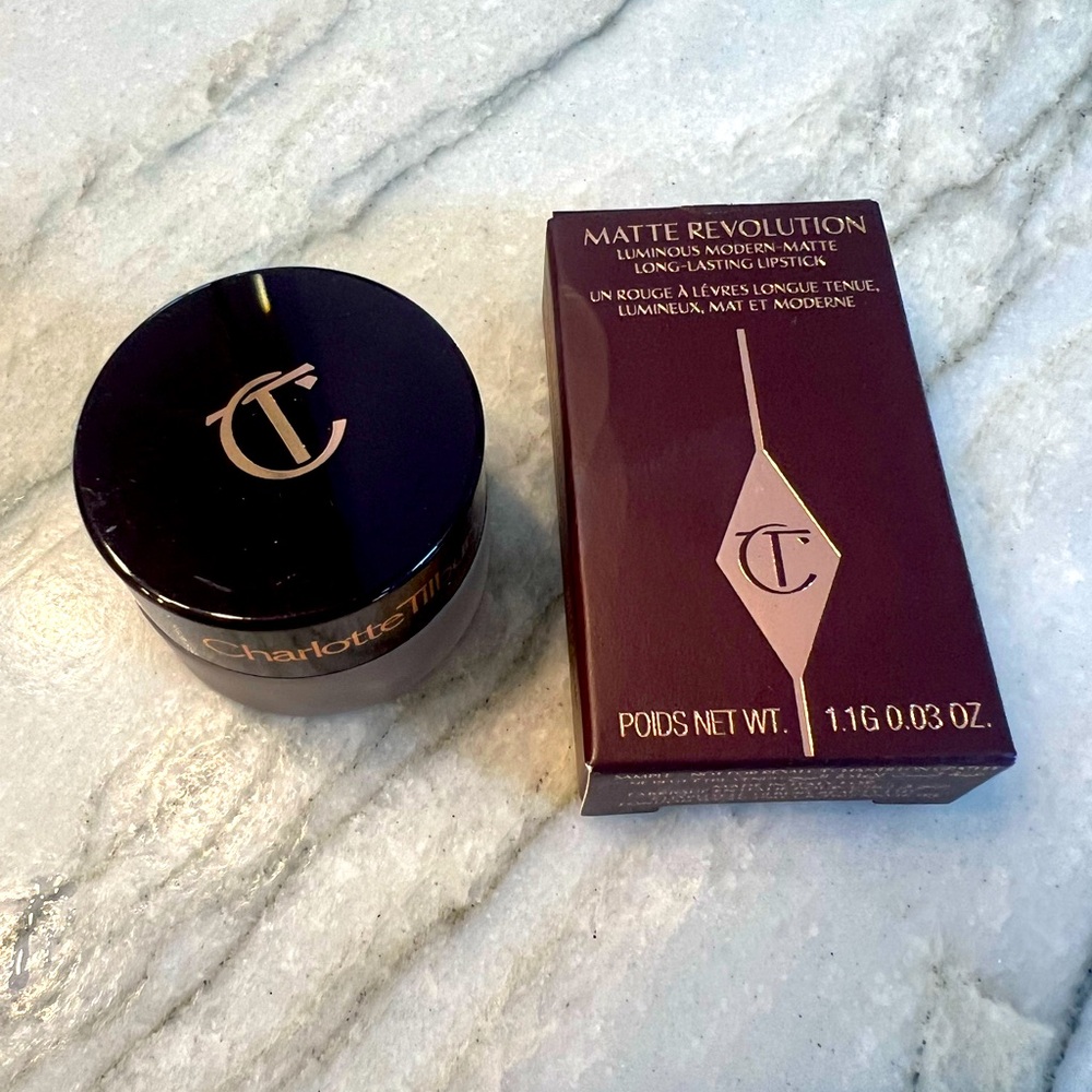 NEW Charolette Tilbury Eyes to Mesmerize (Cream Eyeshadow) Star Gold + Lipstick
